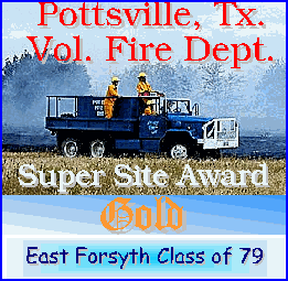 Pottsville, Texas VFD Super Site Award